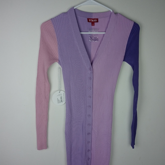 STAUD Shoko Sweater Dress Size S - Picture 2 of 15